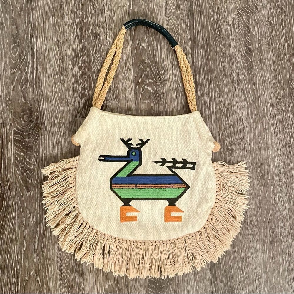 Carpetbags of America fringe purse